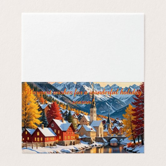 Die Ruhe im Dorf (Außenseite Aufgefaltet)