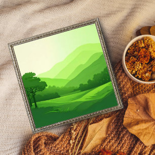 Die Ruhe im Tal Fotodruck