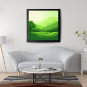 Die Ruhe im Tal Fotodruck