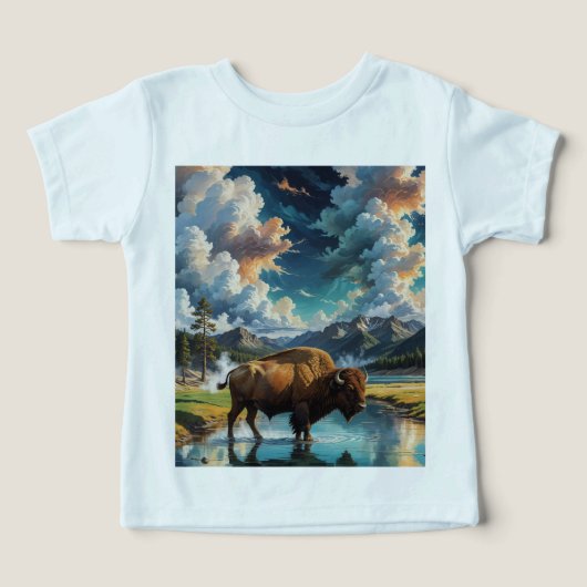 Die Ruhe im Wilden - Buffalo (Design Vorderseite)