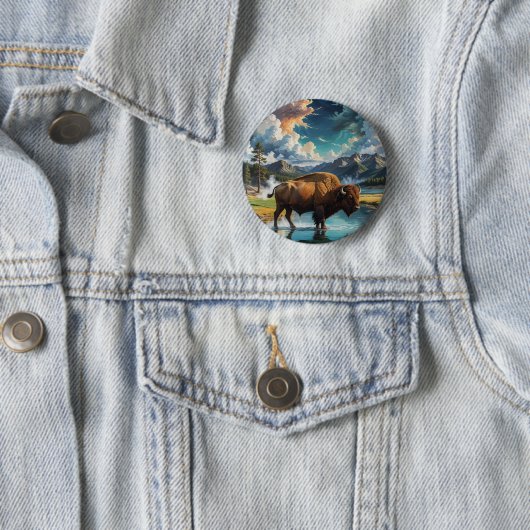 Die Ruhe im Wilden - Buffalo Button (Beispiel)