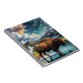 Die Ruhe im Wilden - Buffalo Notizblock (Rechte Seite)