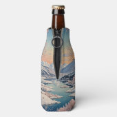 Die Ruhe im Winter Flaschenkühler (Flasche Rückseite)
