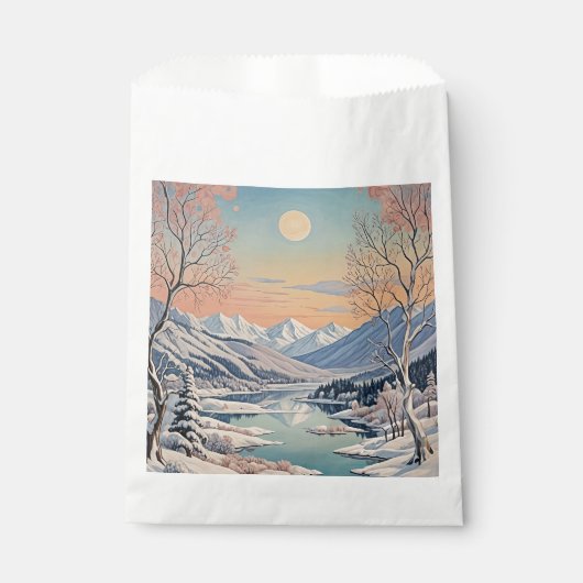 Die Ruhe im Winter Geschenktütchen (Vorderseite)