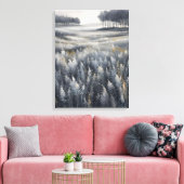 Die Ruhe im Winter Leinwanddruck (Insitu (Wohnzimmer))