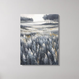 Die Ruhe im Winter Leinwanddruck
