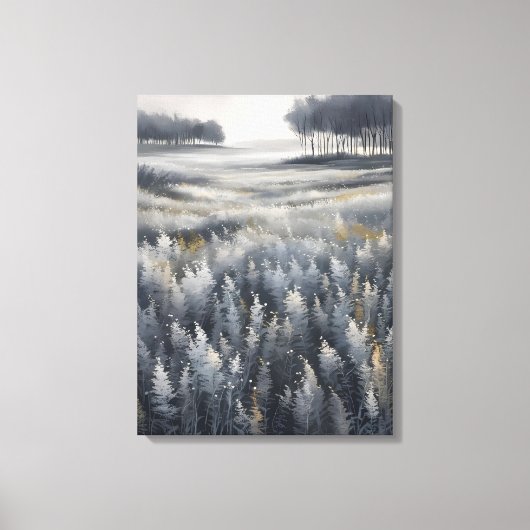 Die Ruhe im Winter Leinwanddruck (Vorderseite)