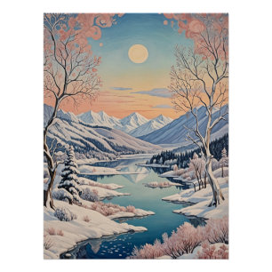 Die Ruhe im Winter Poster