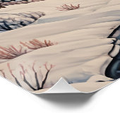 Die Ruhe im Winter Poster (Ecke)