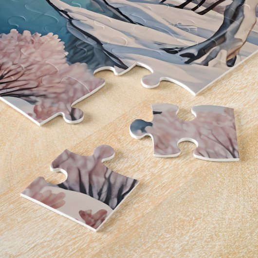 Die Ruhe im Winter Puzzle (Seite)