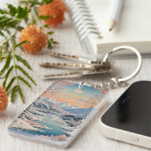 Die Ruhe im Winter Schlüsselanhänger (Vorderseite rechts)