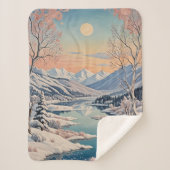 Die Ruhe im Winter Sherpadecke (Vorderseite)