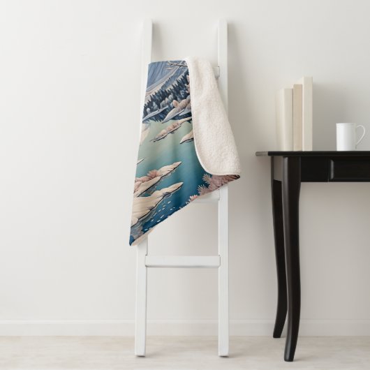 Die Ruhe im Winter Sherpadecke (Beispiel)