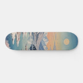 Die Ruhe im Winter Skateboard (Horizontal)