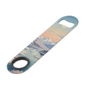 Die Ruhe im Winter Speed Flaschenöffner (Vorderseite Schrägansicht)