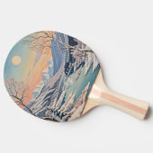 Die Ruhe im Winter Tischtennis Schläger (Seitenansicht)