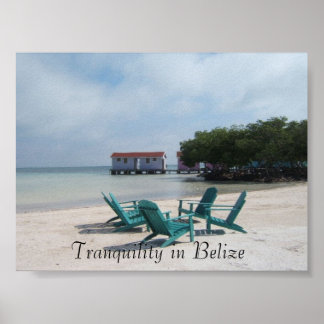 Die Ruhe in Belize Poster