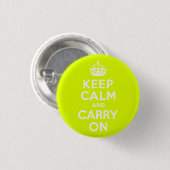 Die Ruhe in Chartreuse halten und weiter fahren Button (Vorne & Hinten)