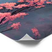 Die Ruhe in der Embrace des Berges Poster (Ecke)