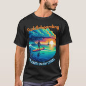 Die Ruhe in meinem Sturm - Paddleboarding T-Shirt (Vorderseite)