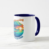 Die Ruhe in meinem Sturm - Paddleboarding Tasse (VorderseiteRechts)