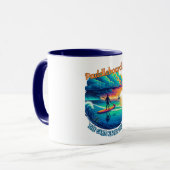 Die Ruhe in meinem Sturm - Paddleboarding Tasse (Vorderseite Links)