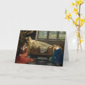 Die Ruhe | John Collier Karte (Gelbe Blume)