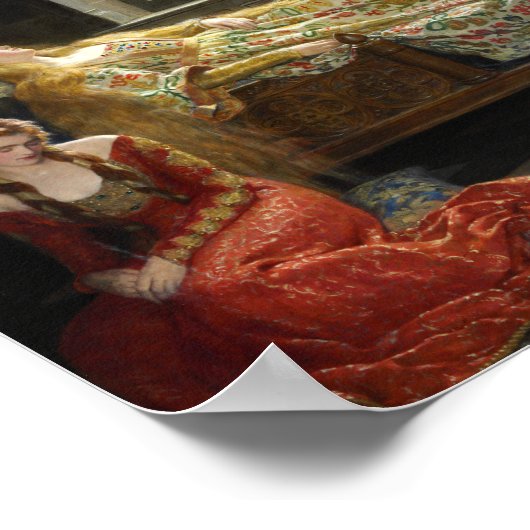 Die Ruhe | John Collier Poster (Ecke)