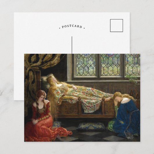 Die Ruhe | John Collier Postkarte (Vorne/Hinten)