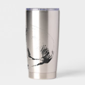 Die Ruhe länger halten Thermobecher (Rückseite)