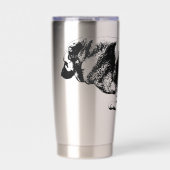 Die Ruhe länger halten Thermobecher (Vorderseite)