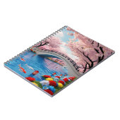 Die Ruhe über der Sakura-Brücke Notizblock (Linke Seite)