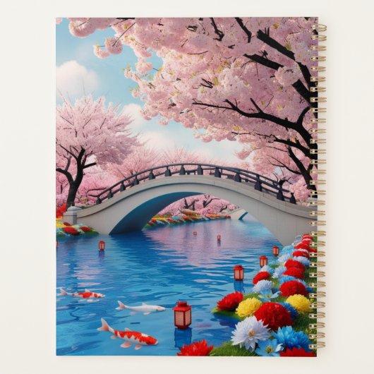 Die Ruhe über der Sakura-Brücke Planer (Rückseite)