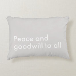 Die Ruhe und der gute Wille zum Urlaub Dekokissen