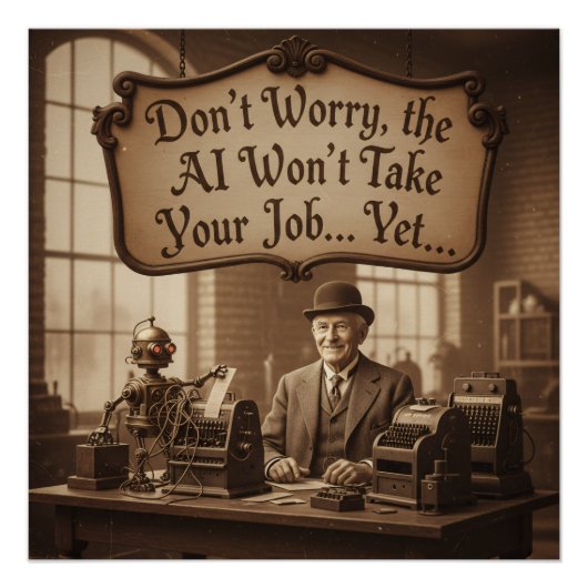 Die Ruhe vor dem digitalen Sturm Poster (Vorderseite)