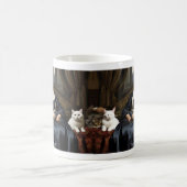 " DIE RUHELAGE DER KATZENLADY " KAFFEETASSE (Mittel)