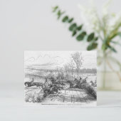 Die Ruhestätte des Newport Pagnel Steeple Postkarte (Stehend Vorderseite)