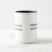 Die ruhige Diskussion Tasse (Zentrum)