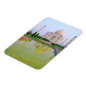 Die ruhige friedliche Welt des berühmten Taj Mahal Magnet (Linke Seite)