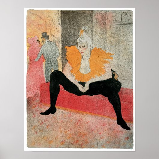 Die ruhige Lage von Henri de Toulouse-Lautrec Poster (Vorne)