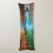 Die ruhige Landschaft der Herbstflüsse Seitenschläferkissen (Rückseite (Vertikal))