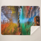 Die ruhige Landschaft der Herbstflüsse Sherpadecke (Vorderseite (Horizontal))