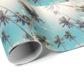 Die ruhige Landschaft von Tropical Beach Geschenkpapier (Rolleneckpunkt)