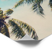 Die ruhige Landschaft von Tropical Beach Poster (Ecke)