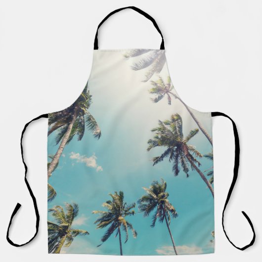 Die ruhige Landschaft von Tropical Beach Schürze (Vorderseite)