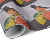 Die ruhige Pose des Orioles Gemälde von Alfred Fox Geschenkpapier (Rolleneckpunkt)