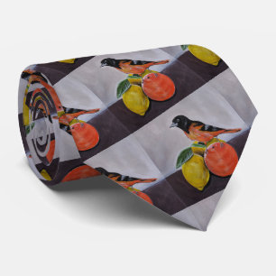 Die ruhige Pose des Orioles Gemälde von Alfred Fox Krawatte