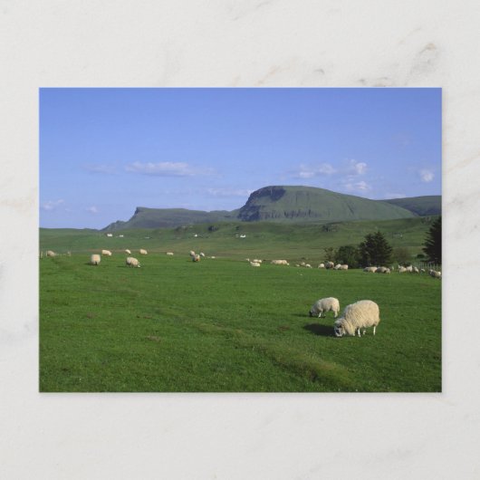 Die ruhigen Berge, die Insel Skye, die Highlands, Postkarte (Vorderseite)