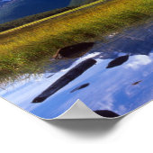 Die ruhigen Gewässer des Wasservogelsees machen Poster (Ecke)