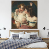 Die ruhigen Kinder (Emily, 1818-1906, Laura) Leinwanddruck (Insitu (Schlafzimmer))